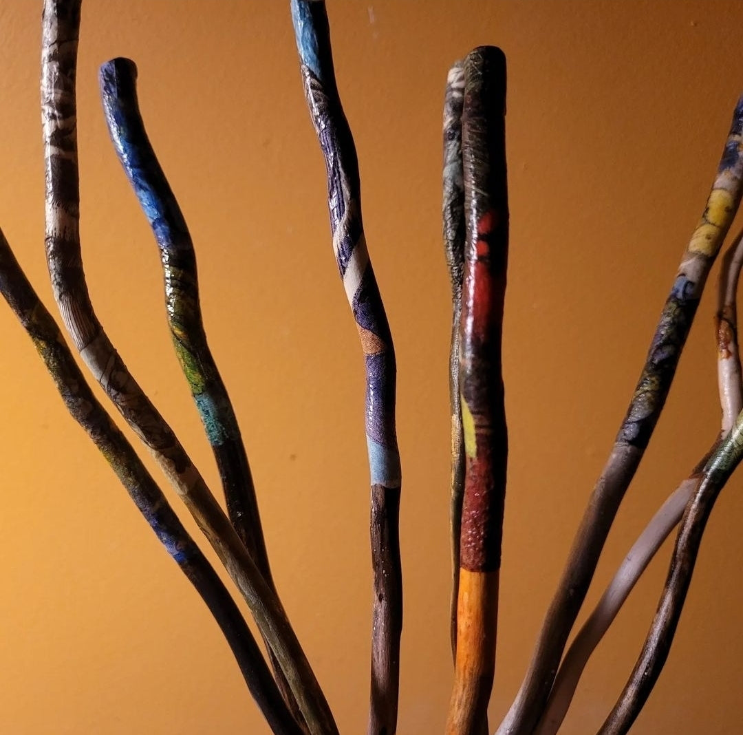 Driftwood Decorated Wands