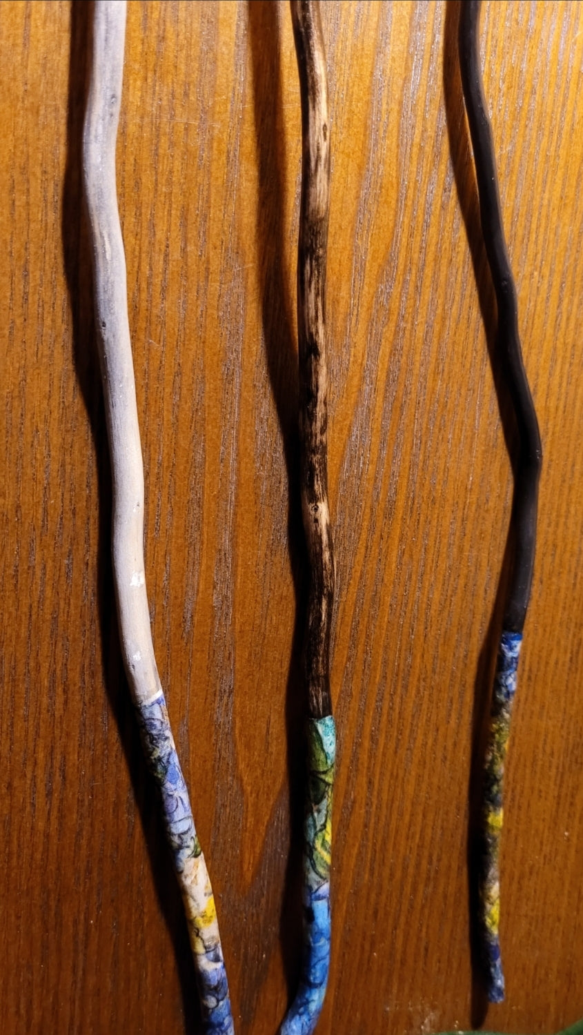 Driftwood Decorated Wands